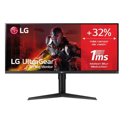 Monitor Led Curvo Lg 34Wp65Cp 34" 3440 X 1440 5Ms Hdmi Display Port Altavoces Gaming