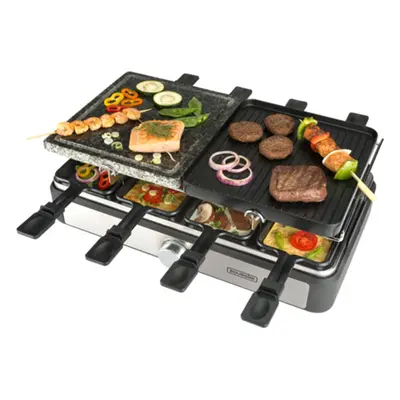 Plancha De Asar Bourgini Gourmette Raclette Grill Plus 8 Personas