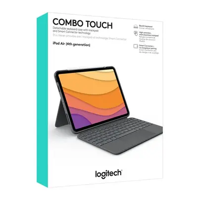 Funda Logitech Combo Touch Para Con Teclado Para Ipad Air 10.9" 4ª Generacion