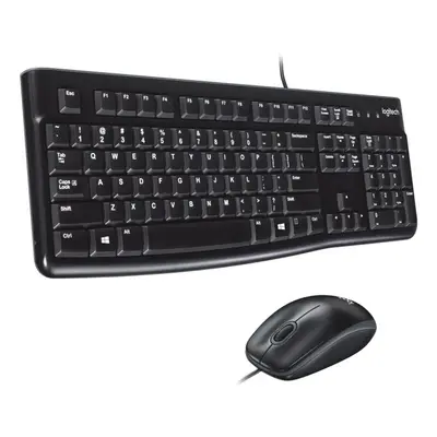 Combo Teclado Y Raton Logitech Mk120 Optico Usb 2.0 Negro