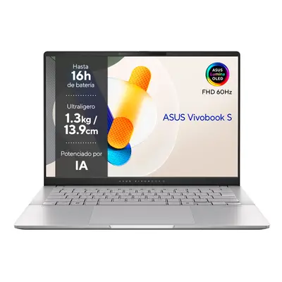 Asus Vivobook Oled M5406Na-Qd082W Amd Ryzen 5 7535Hs 14" 16Gb Ssd512Gb W11