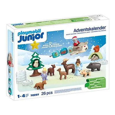 Playmobil Junior: Calendario De Adviento Navidad En La Nieve