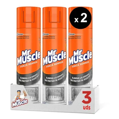 MR MUSCLE - Pack de 2 unidades MR MUSCLE - Limpiahorno Forza - Gel de Limpieza para hornos - Gra