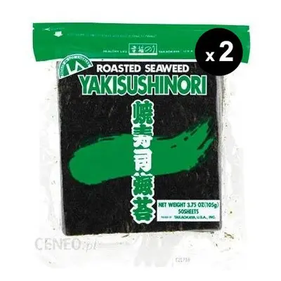 Pack de 2 unidades. ALGA YAKINORI Takaokaya PARA SUSHI - 50 hojas