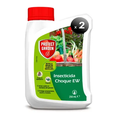 PROTECT GARDEN - Pack de 2 unidades PROTECT GARDEN - Insecticida Choque EW 250ml