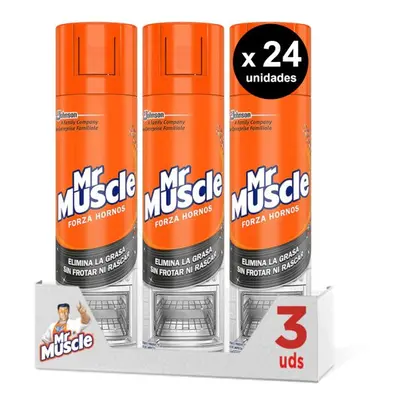 MR MUSCLE - Pack de 24 unidades MR MUSCLE - Limpiahorno Forza - Gel de Limpieza para hornos - Gr