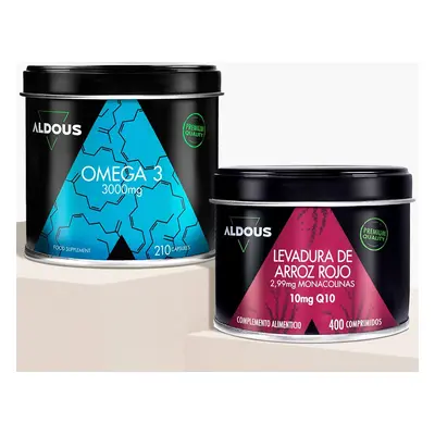 Pack Omega 3 + Levadura de Arroz Rojo