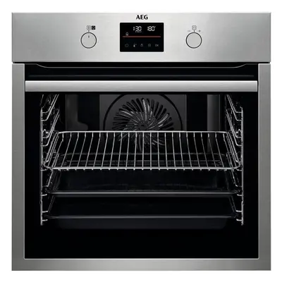 Horno Multifunción - AEG BPS35516XM, 60 cm, Vapor, Pirólisis