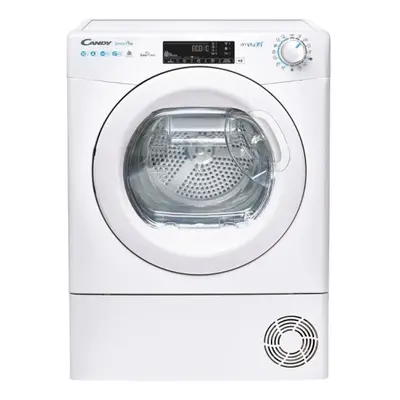 Secadora Condensación - Candy CSOE H10A2TE-S, Bomba de Calor, Wi-Fi, 10 Kg, Blanco