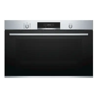 Horno Multifunción - Bosch VBD5780S0, Acero Inoxidable, Abatible, Pirólisis