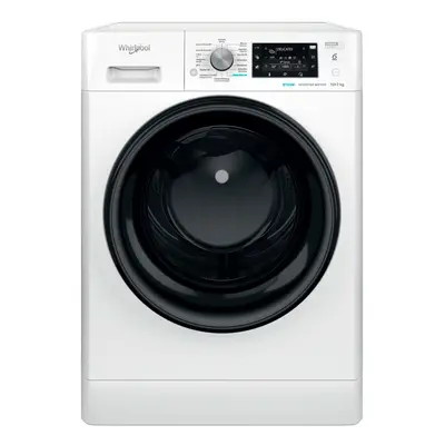 Lavadora Secadora Libre Instalación - Whirlpool FFWDD 1074269 BV, 10/7Kg, 1400 RPM, Blanco