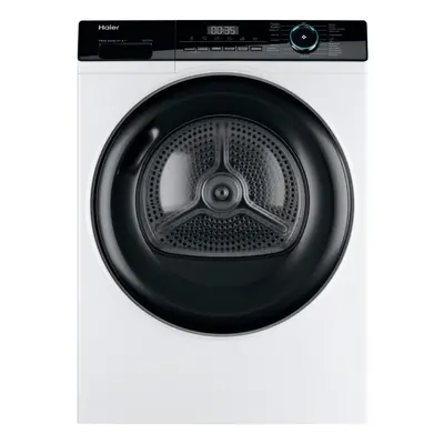 Secadora Condensación -Haier HD90-A3939-IB, Bomba de Calor, 9 Kg, Blanco