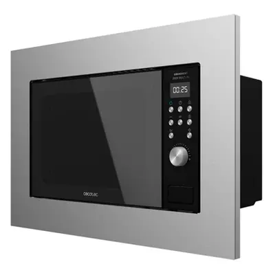 Microondas Integrable - Cecotec GrandHeat 2000, Grill, 700 W, 20 Litros, Inox