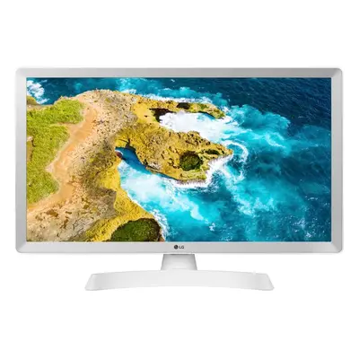 Monitor TV - LG 24TQ510S-WZ, 24 pulgadas, HD, 1 X USB 2.0, Blanco