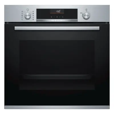 Horno Multifunción - Bosch HBG5780S6 Cristal Negro, Inox, Pirólisis, Home Connect