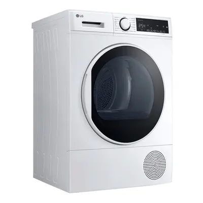 Secadora Condensación - LG RH80T2AP6RM, Bomba de Calor, 8 Kg, Blanco