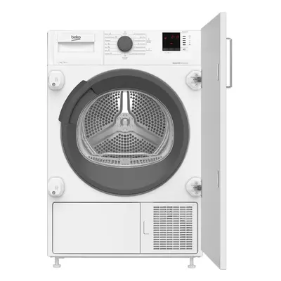 Secadora Integrable - Beko DIHS 7414 GA0, Bomba de Calor, 7Kg