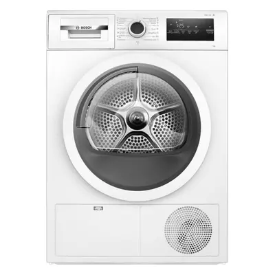 Secadora Condensación - Bosch WTN85201ES, 7 Kg, Bomba de Calor, Blanco