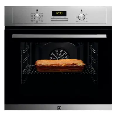 Horno Multifunción - Electrolux EOF3H40BX, 60 cm, AquaClean, Inox