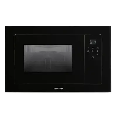 Microondas Integrable - Smeg FMI120B3, Grill, 800 W, Negro