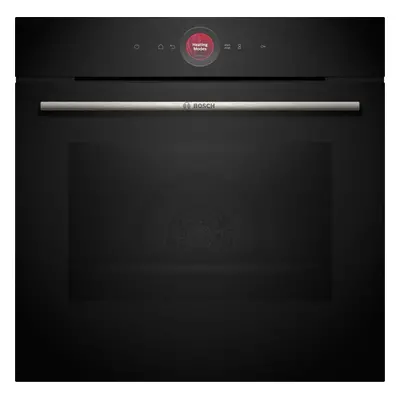 Horno Multifunción - BOSCH HBG7741B1, Cristal Negro, Pirólisis, Home Connect