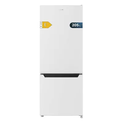 Combi CECOTEC CoolMarket 205 DF, Blanco, Eficiencia E, Altura 144 cm