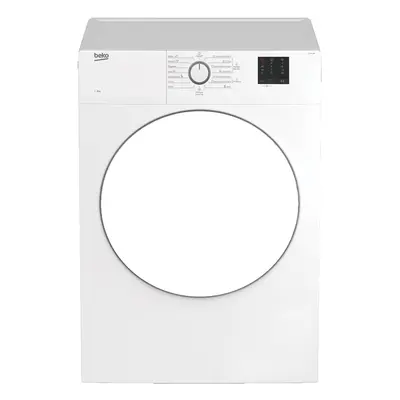 Secadora Evacuación - Beko DV8120N, Eficiencia C, Blanco, 8 kg