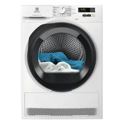 Secadora Condensación - ELECTROLUX EDI618A5BO, Bomba de Calor, Blanco, 8Kg