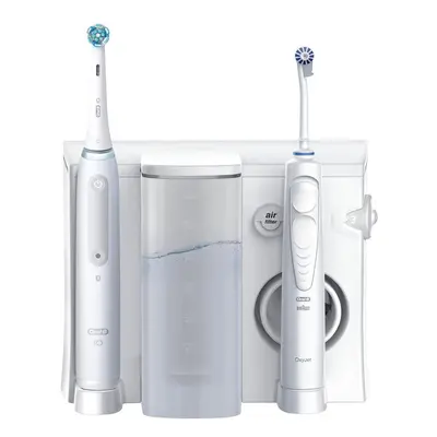 Cepillo de Dientes Eléctrico - Oral-B iO Serie 4 Blanco + Oxyjet Irrigador