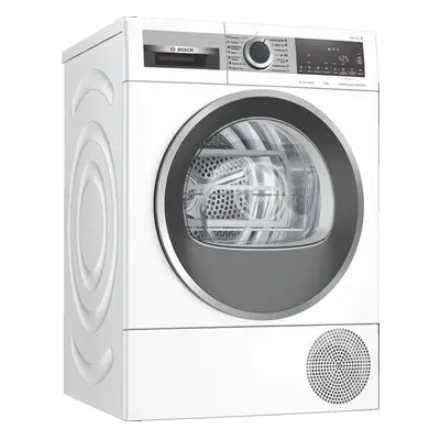 Secadora Condensación - Bosch WQG245A0ES , Bomba de Calor, 9 Kg, Blanco