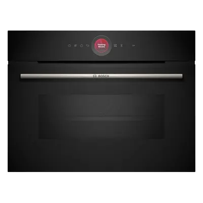 Horno Microondas 45 cm - BOSCH CMG7241B1, 45 cm, Cristal Negro