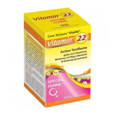 vitamin 22 vitaminas-olig-plantas mujer 60cap.