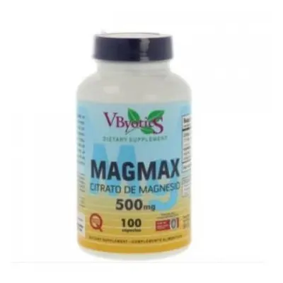 magmax citrato de magnesio 500mg. 100cap.