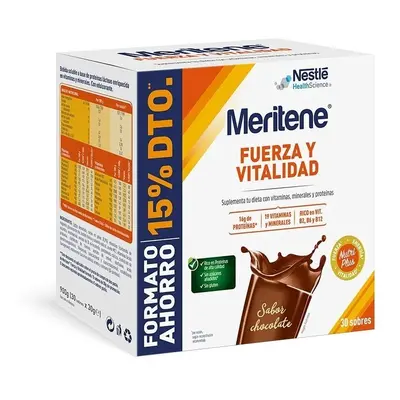 meritene fuerza y vitalidad chocolate 2 x 15 sobres