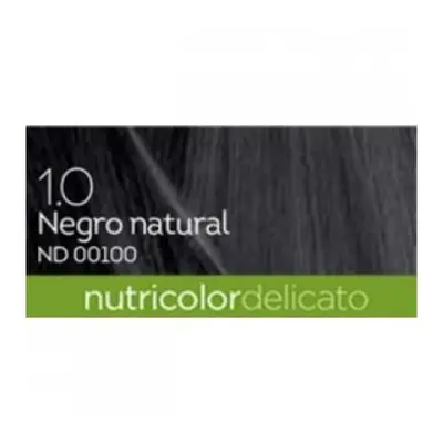 tinte natural black 140ml negro 1.0 delicato