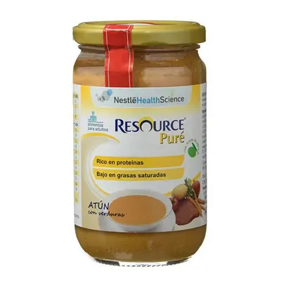 meritene resource pure de atún con verduras 300 g