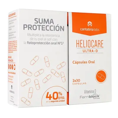 heliocare ultra-d 2 x 30 cápsulas orales