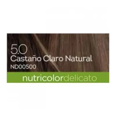 tinte castaño claro natural 140ml. 5.0 delicato