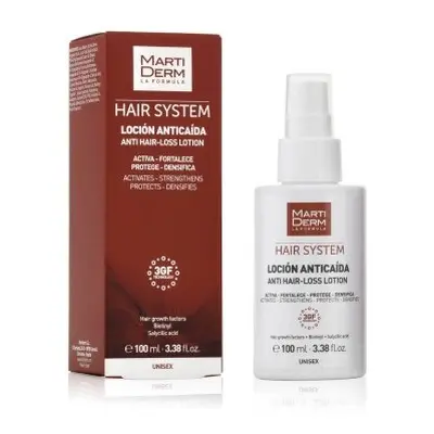 martiderm hair system 3gf loción anticaída 100ml