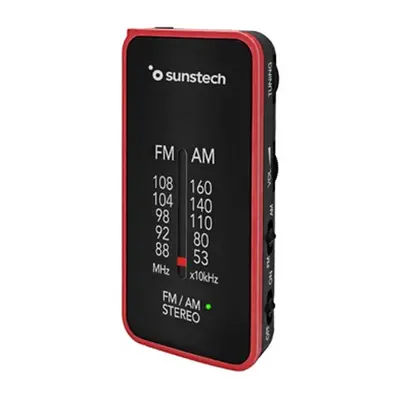 Radio Bolsillo SUNSTECH RPC6 Rojo