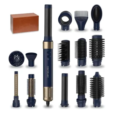 Moldeador CECOTEC Bamba CeramicCare AirGlam Blue 14 in1