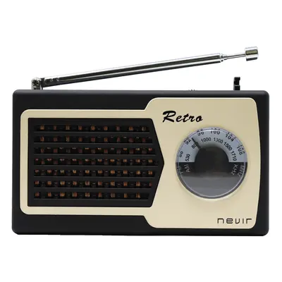 Radio Portátil NEVIR NVR-200 Negro