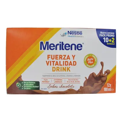 Meritene Drink chocolate 180ml 12 bricks