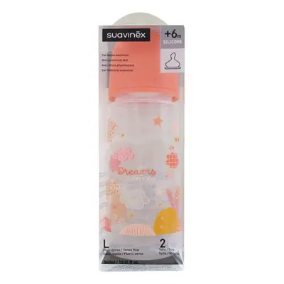 Suavinex Biberon tetina anatomica Silicona flujo Denso 360ml