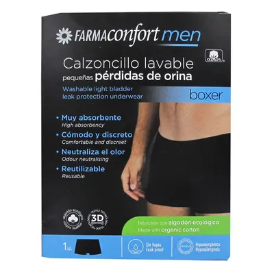 Farma confort MEN Calzoncillo lavable T-M 1 unidad.