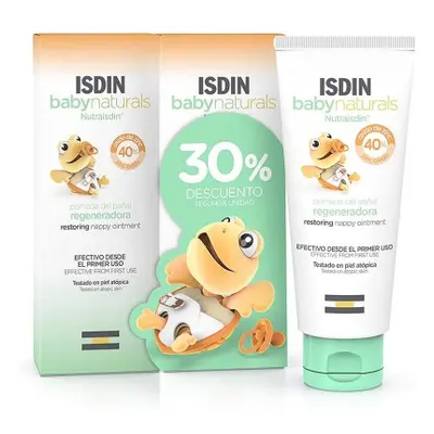 Isdin Baby Naturals Pomada de Pañal Regeneradora Zn40 100ml + 100ml Duplo