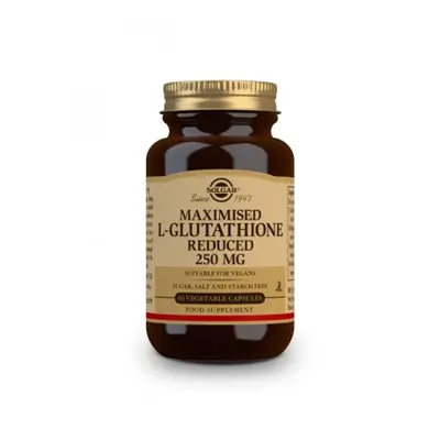 Solgar L-Glutation Maximizado 250mg 60 Capsulas vegetales