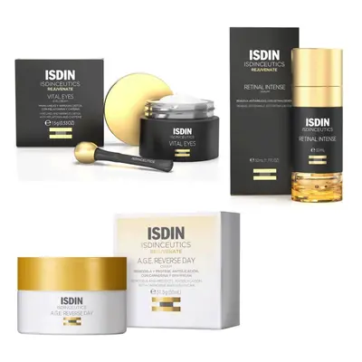 Isdin Isdinceutics Pack Age Reverse Day 50ml + Vital Eyes 15ml + Retinal Intense 50ml