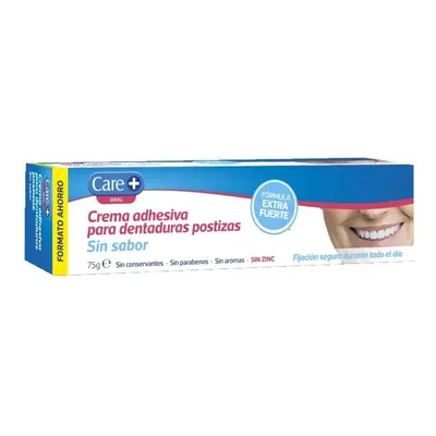 Care+ Crema Adhesiva para Dentaduras Postizas 75g
