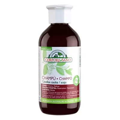 Corpore Sano Champú Cabello Caoba Henna Keratina Aloe Vera 300ml